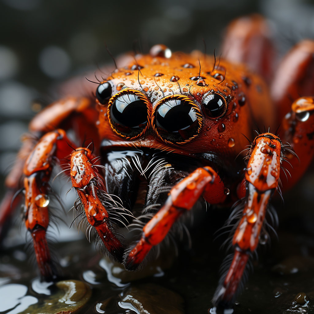 four-eyed-red-spider-close-shot